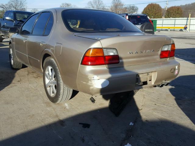 JN1CA21D2TT128026 - 1996 NISSAN MAXIMA GLE GOLD photo 3