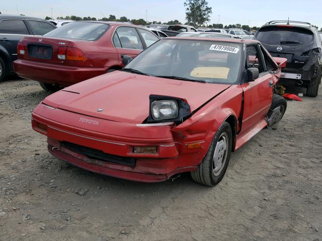 JT2AW15C4G0056845 - 1986 TOYOTA MR2 RED photo 2