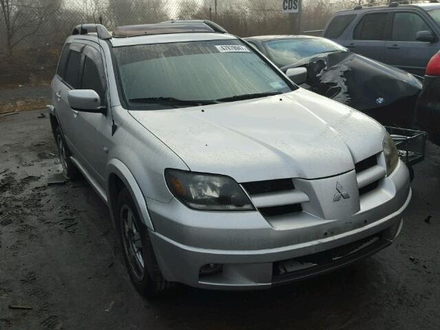 JA4LZ41G53U029541 - 2003 MITSUBISHI OUTLANDER SILVER photo 1