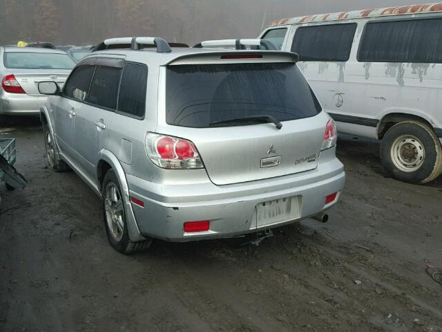 JA4LZ41G53U029541 - 2003 MITSUBISHI OUTLANDER SILVER photo 3