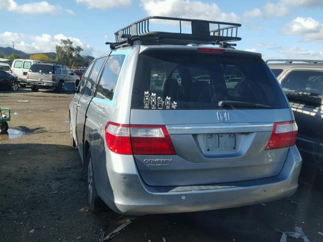 5FNRL38846B080505 - 2006 HONDA ODYSSEY TO BLUE photo 3