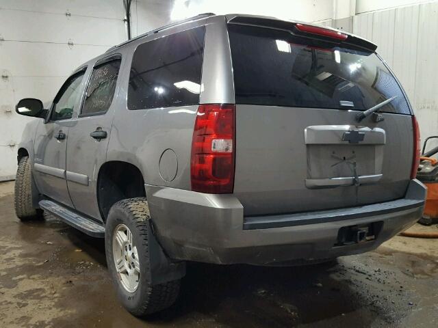 1GNFK13028J157807 - 2008 CHEVROLET TAHOE K150 GRAY photo 3