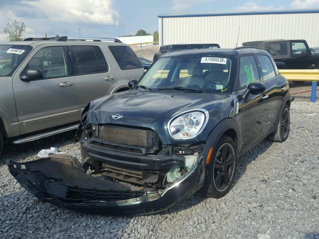 WMWZC3C58BWM25812 - 2011 MINI COOPER S C BLUE photo 2