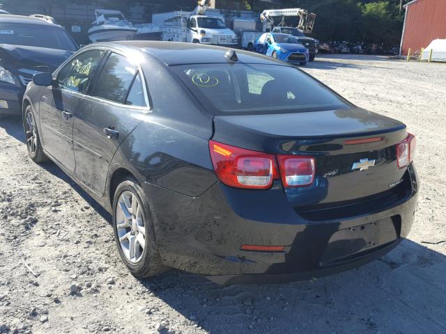 1G11C5SAXDF196443 - 2013 CHEVROLET MALIBU 1LT BLACK photo 3