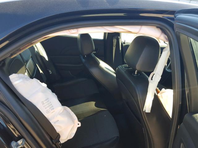 1G11C5SAXDF196443 - 2013 CHEVROLET MALIBU 1LT BLACK photo 6