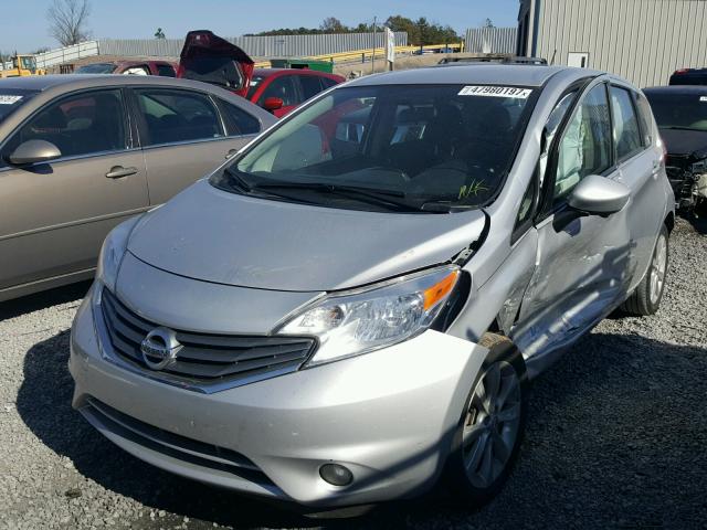 3N1CE2CP6FL416698 - 2015 NISSAN VERSA NOTE SILVER photo 2