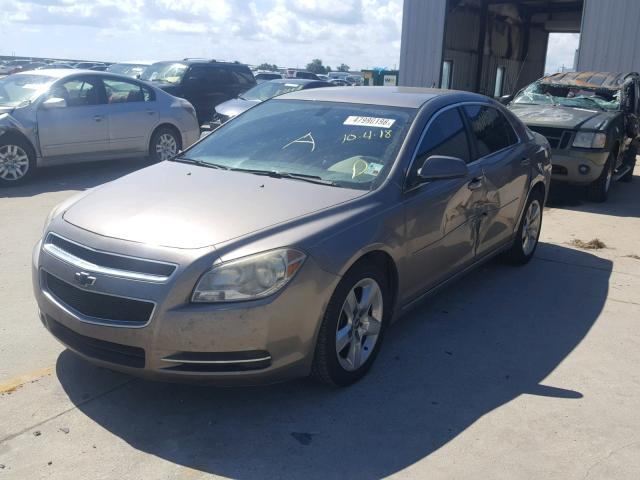 1G1ZC5EB7AF292811 - 2010 CHEVROLET MALIBU 1LT BROWN photo 2