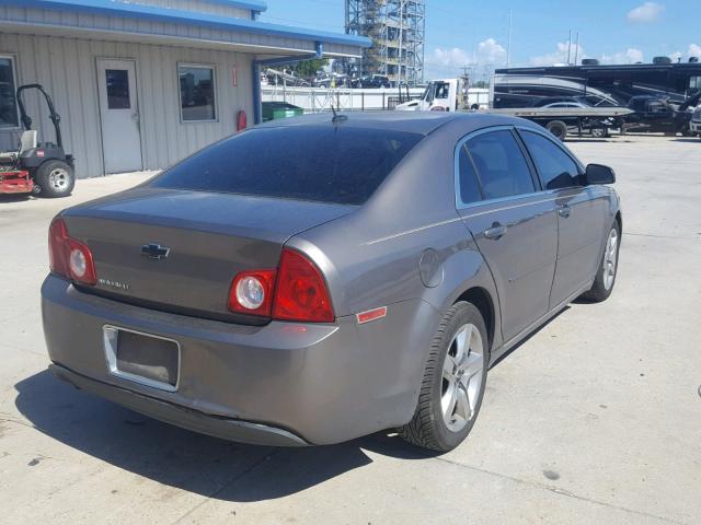 1G1ZC5EB7AF292811 - 2010 CHEVROLET MALIBU 1LT BROWN photo 4