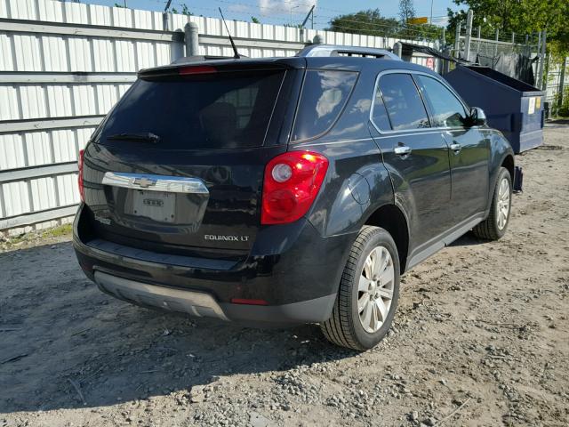 2GNALPEC8B1293409 - 2011 CHEVROLET EQUINOX LT BLACK photo 4