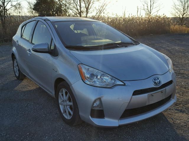 JTDKDTB32C1010761 - 2012 TOYOTA PRIUS C SILVER photo 1