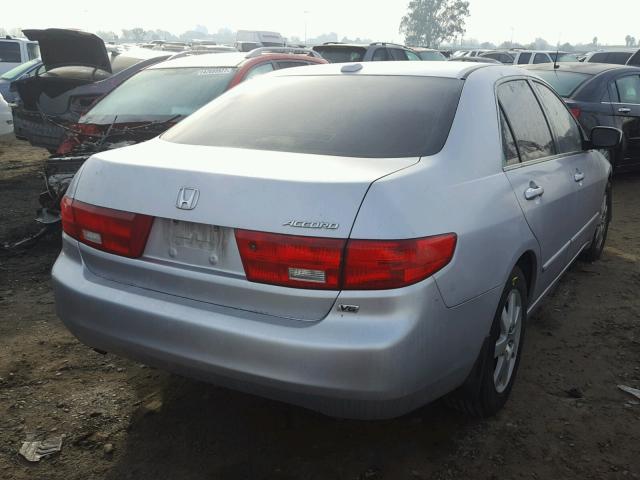 1HGCM66835A003866 - 2005 HONDA ACCORD EX SILVER photo 4