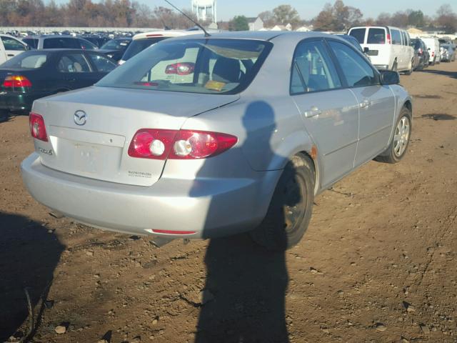 1YVFP80C555M23966 - 2005 MAZDA 6 I GRAY photo 4