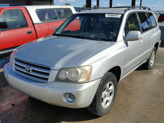 JTEGD21A820028729 - 2002 TOYOTA HIGHLANDER SILVER photo 2