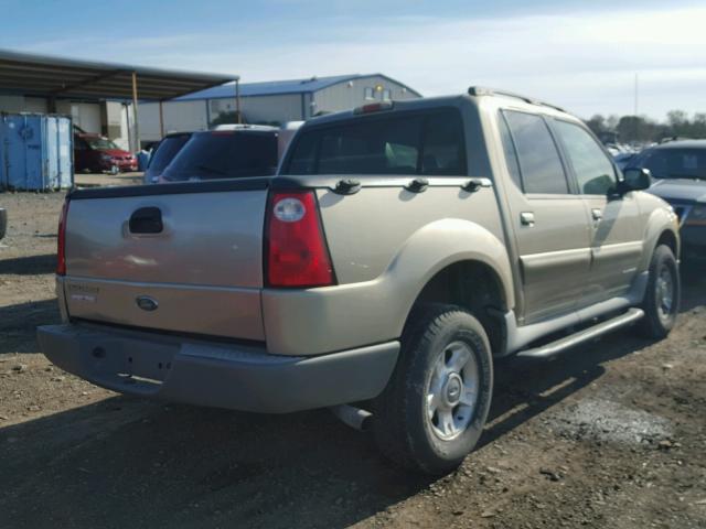 1FMZU77E61UC51102 - 2001 FORD EXPLORER S TAN photo 4