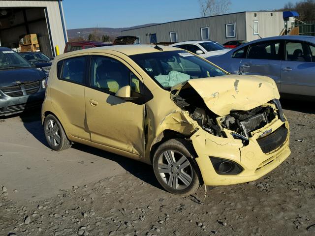 KL8CA6S97EC591645 - 2014 CHEVROLET SPARK LS YELLOW photo 1