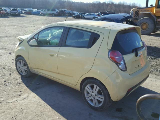 KL8CA6S97EC591645 - 2014 CHEVROLET SPARK LS YELLOW photo 3