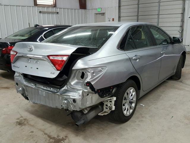 4T4BF1FK2GR579731 - 2016 TOYOTA CAMRY LE GRAY photo 4