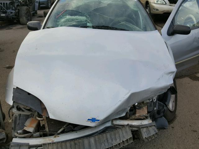 1G1JC524727237872 - 2002 CHEVROLET CAVALIER B SILVER photo 7