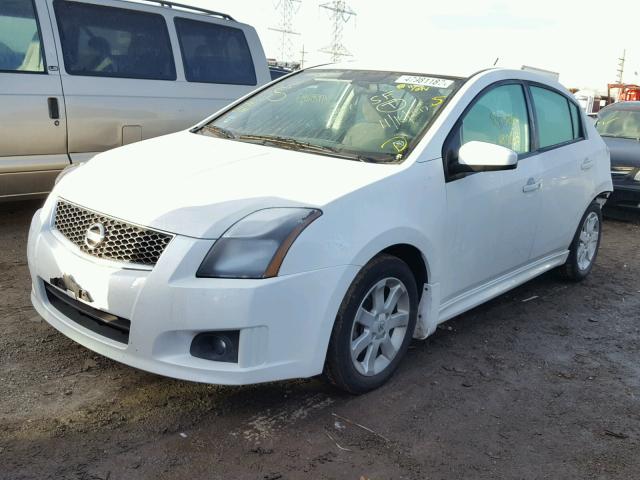 3N1AB6AP6BL684705 - 2011 NISSAN SENTRA 2.0 WHITE photo 2