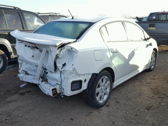 3N1AB6AP6BL684705 - 2011 NISSAN SENTRA 2.0 WHITE photo 4