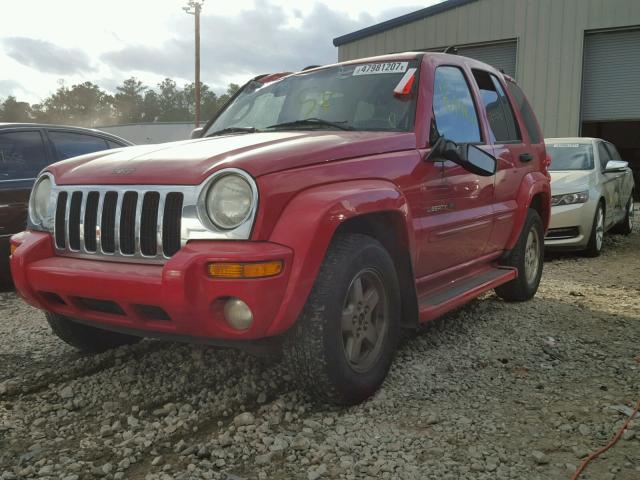 1J4GL58K43W506130 - 2003 JEEP LIBERTY LI RED photo 2