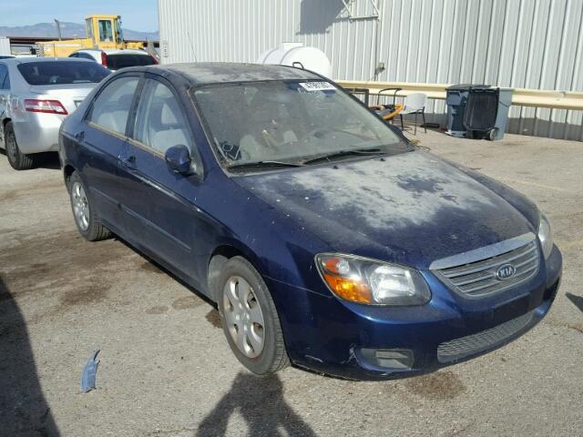 KNAFE222495590464 - 2009 KIA SPECTRA EX BLUE photo 1