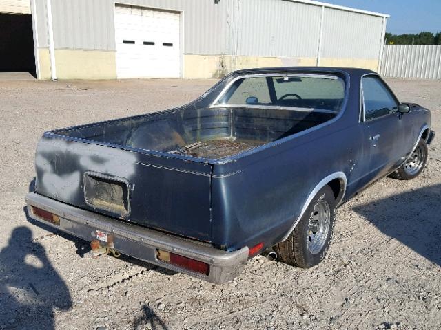 1GCCW80K4BD485184 - 1981 CHEVROLET EL CAMINO BLUE photo 4