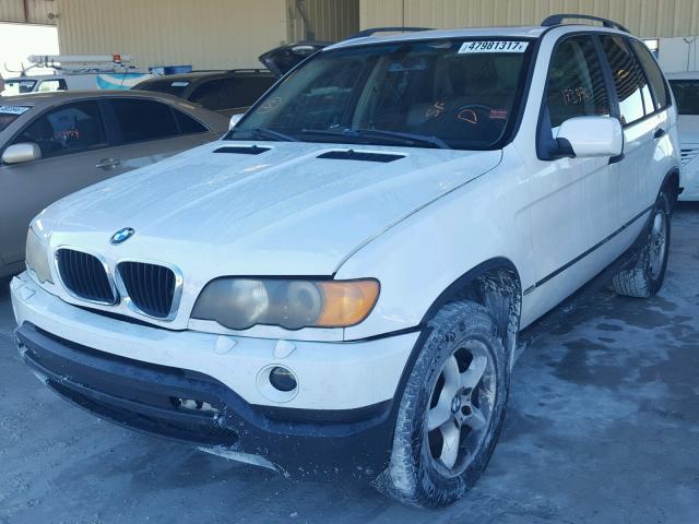 WBAFA53591LM88339 - 2001 BMW X5 3.0I WHITE photo 2