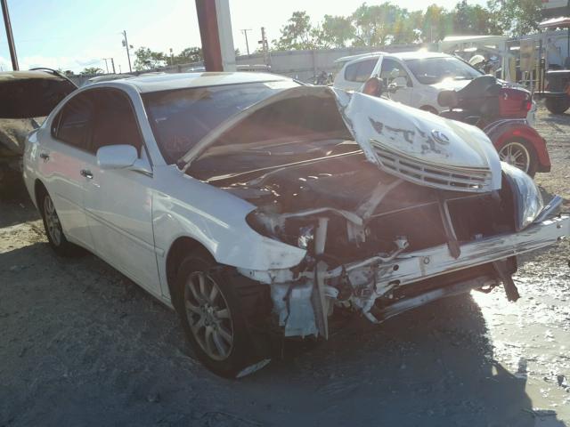 JTHBA30GX40006395 - 2004 LEXUS ES 330 WHITE photo 1