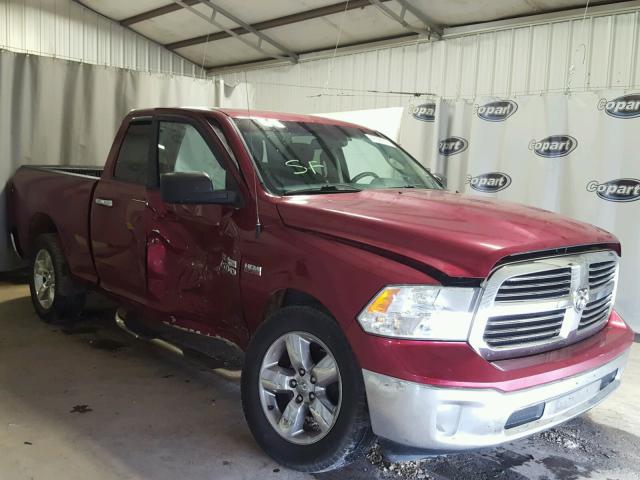 1C6RR7GT2FS664696 - 2015 RAM 1500 SLT BURGUNDY photo 1