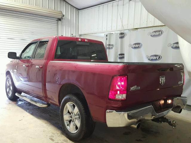 1C6RR7GT2FS664696 - 2015 RAM 1500 SLT BURGUNDY photo 3