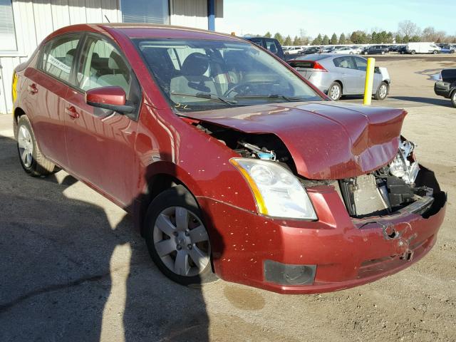 3N1AB61E18L739178 - 2008 NISSAN SENTRA 2.0 MAROON photo 1