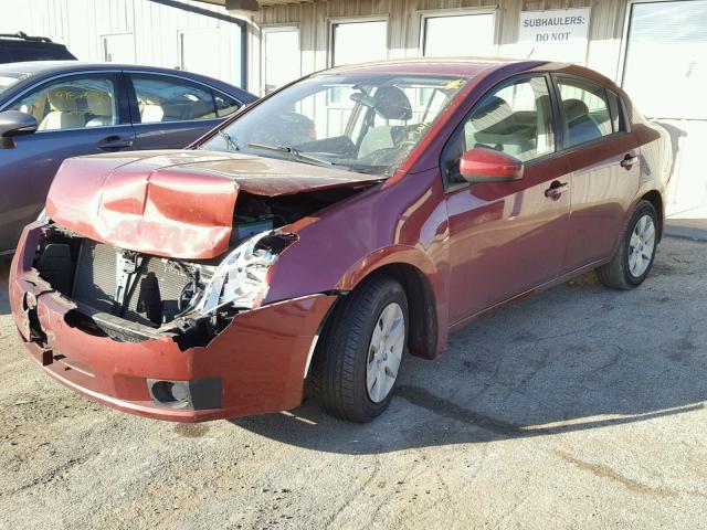 3N1AB61E18L739178 - 2008 NISSAN SENTRA 2.0 MAROON photo 2