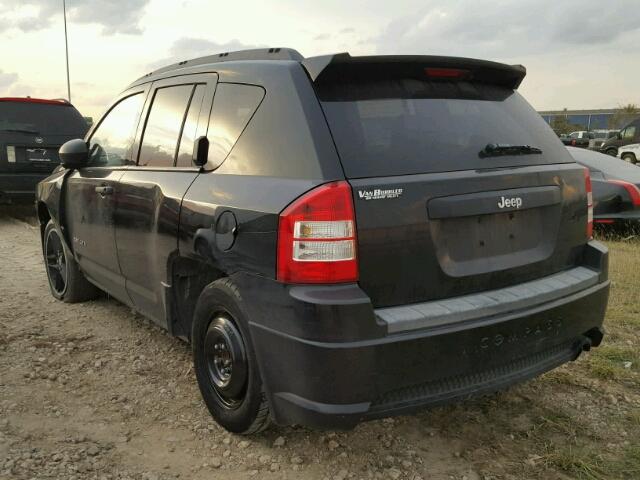 1J4FT47B09D111034 - 2009 JEEP COMPASS SP BLACK photo 3