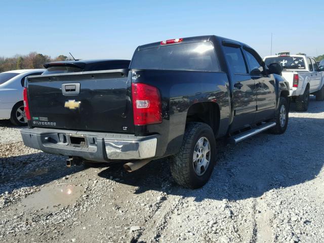 3GCXCSE22AG242412 - 2010 CHEVROLET SILVERADO BLACK photo 4