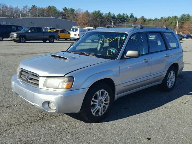 JF1SG69624H751922 - 2004 SUBARU FORESTER 2 SILVER photo 2