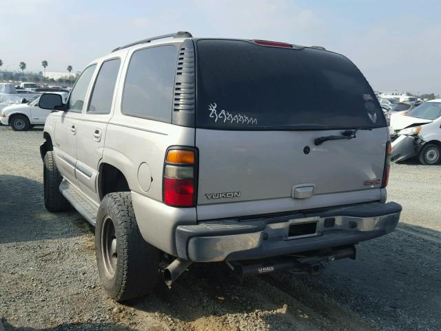 1GKEC13V75J132690 - 2005 GMC YUKON TAN photo 3