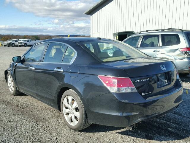 1HGCP3F87AA032027 - 2010 HONDA ACCORD EXL BLACK photo 3