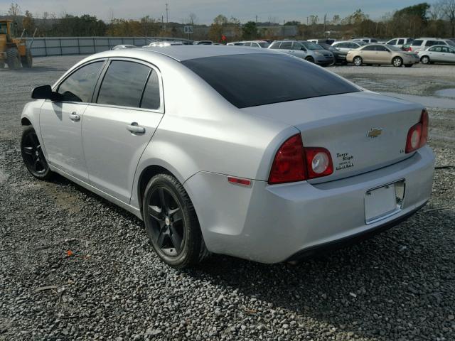 1G1ZG57B19F111313 - 2009 CHEVROLET MALIBU LS SILVER photo 3