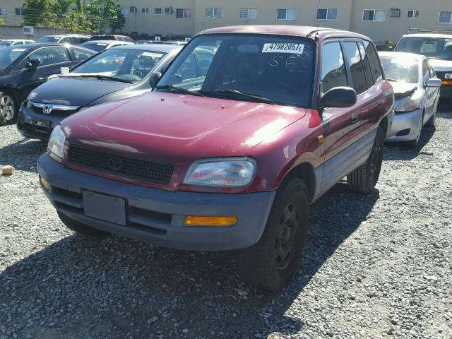 JT3GP10V3V7008561 - 1997 TOYOTA RAV4 BURGUNDY photo 2