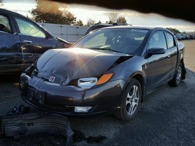 1G8AW12F55Z143713 - 2005 SATURN ION LEVEL BLACK photo 2