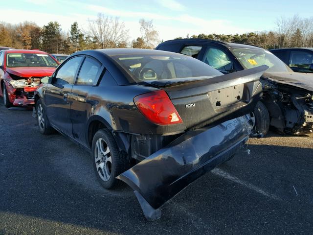 1G8AW12F55Z143713 - 2005 SATURN ION LEVEL BLACK photo 3