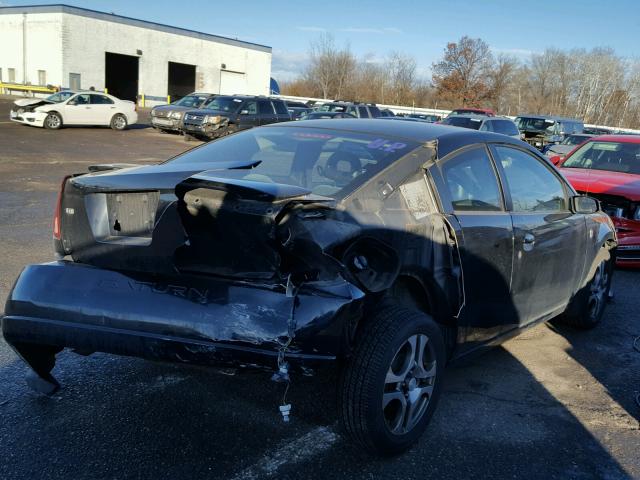1G8AW12F55Z143713 - 2005 SATURN ION LEVEL BLACK photo 4