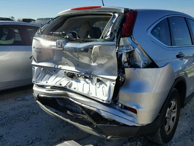 2HKRM3H33GH561740 - 2016 HONDA CR-V LX SILVER photo 9