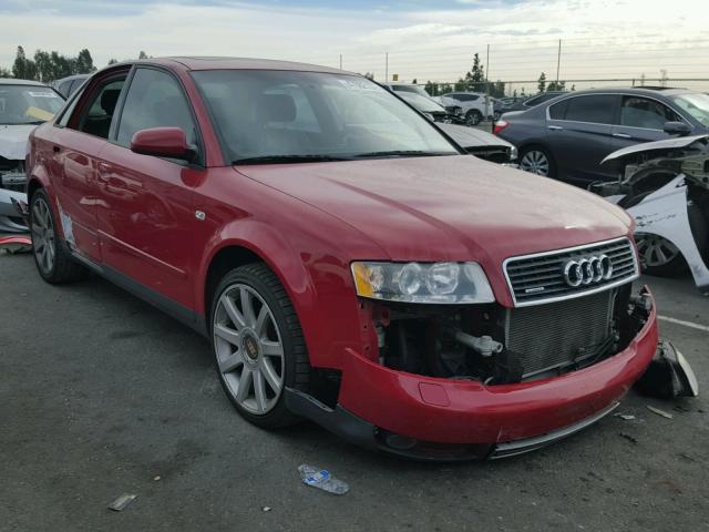 WAULC68E03A221536 - 2003 AUDI A4 1.8T QU RED photo 1