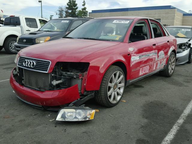 WAULC68E03A221536 - 2003 AUDI A4 1.8T QU RED photo 2