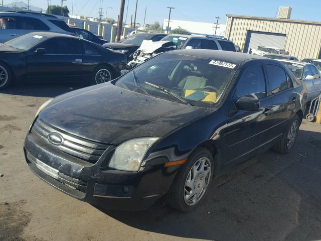 3FAFP07196R142592 - 2006 FORD FUSION SE BLACK photo 2