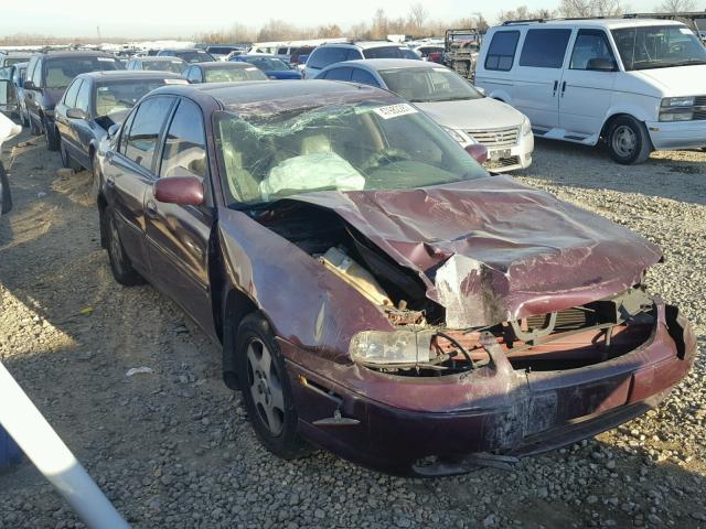 1G1NE52J82M672189 - 2002 CHEVROLET MALIBU LS BURGUNDY photo 1