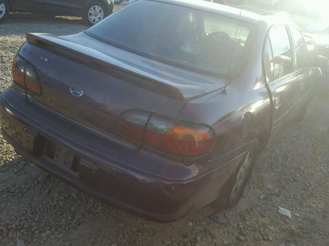 1G1NE52J82M672189 - 2002 CHEVROLET MALIBU LS 勃艮第红 照片 4