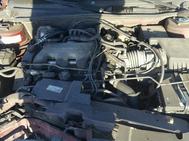 1G1NE52J82M672189 - 2002 CHEVROLET MALIBU LS 勃艮第红 照片 7